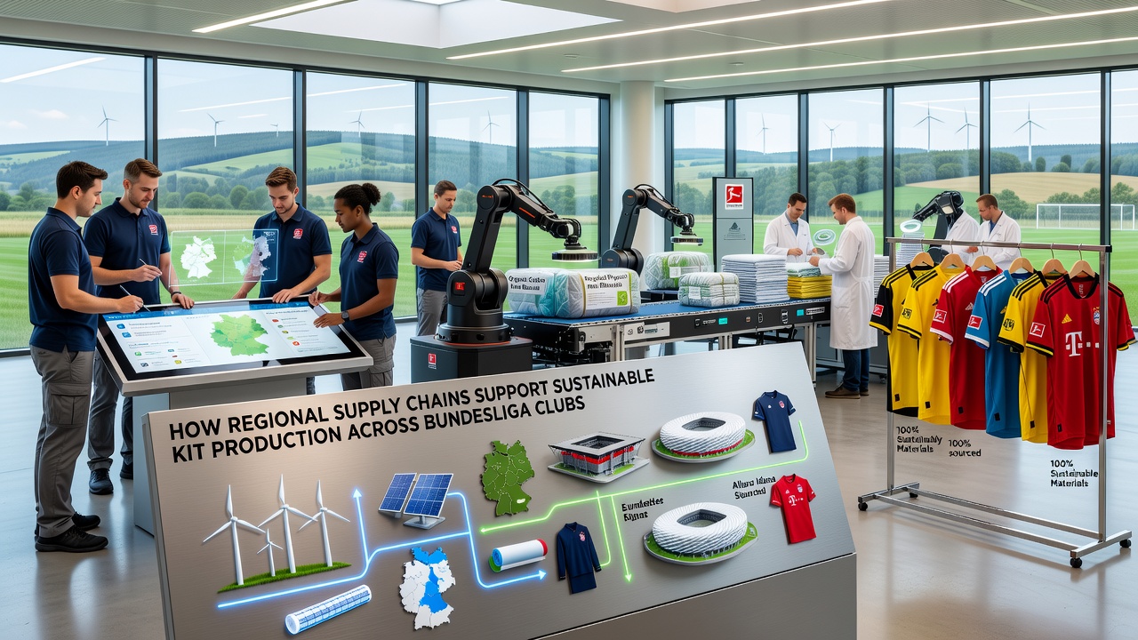 Regionale Textilfabriken liefern Materialien für Bundesliga-Trikots