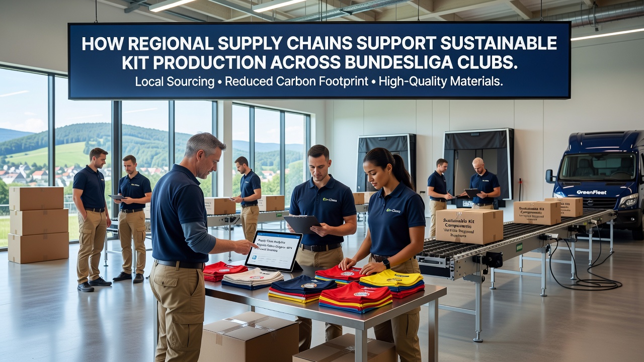 Nachhaltige Trikotproduktion mit regionalen Lieferanten in der Bundesliga
