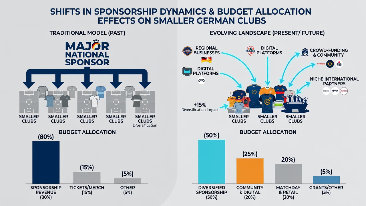 Budgetzuweisungen und Sponsoring-Verschiebungen bei kleineren Bundesliga-Teams