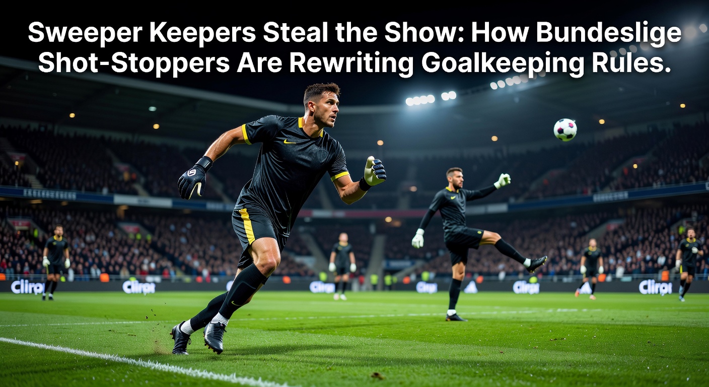 Bayerns Manuel Neuer als Sweeper-Keeper in Aktion, weit vor dem Tor positioniert und den Ball kontrollierend